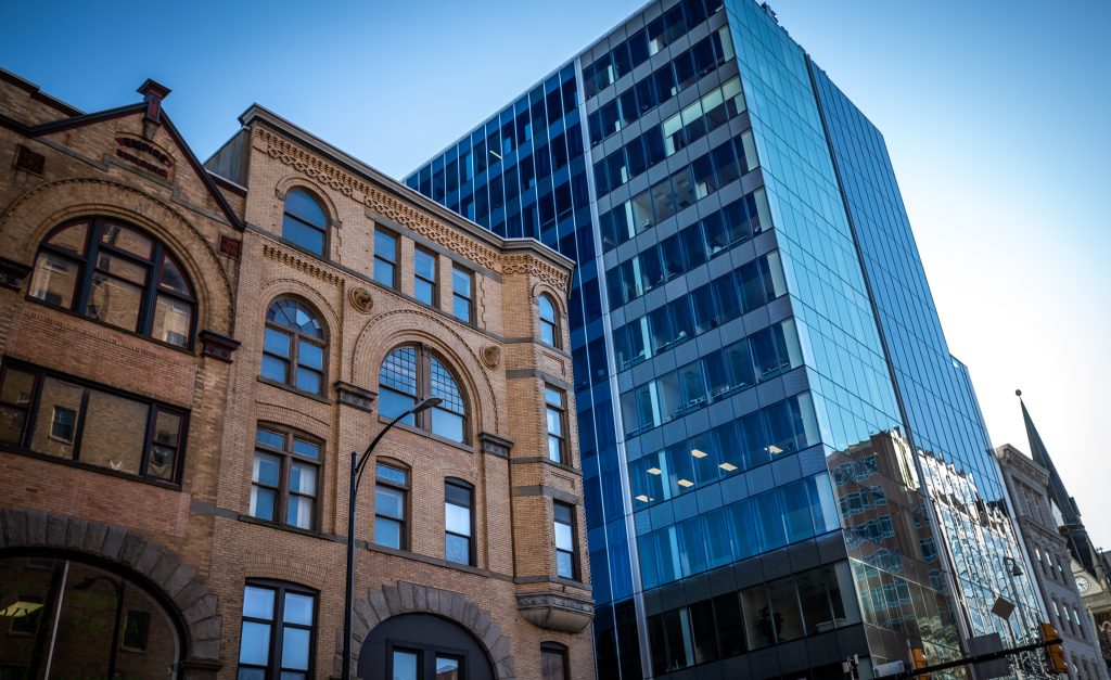 Buildings in downtown Allentown.